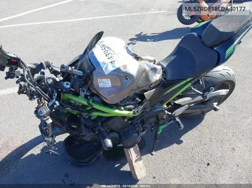 2020 Kawasaki Zr900 F VIN: ML5ZRDF18LDA40177 Lot: 44395978