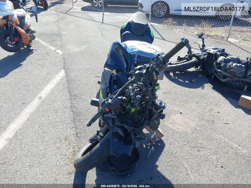 2020 Kawasaki Zr900 F VIN: ML5ZRDF18LDA40177 Lot: 44395978