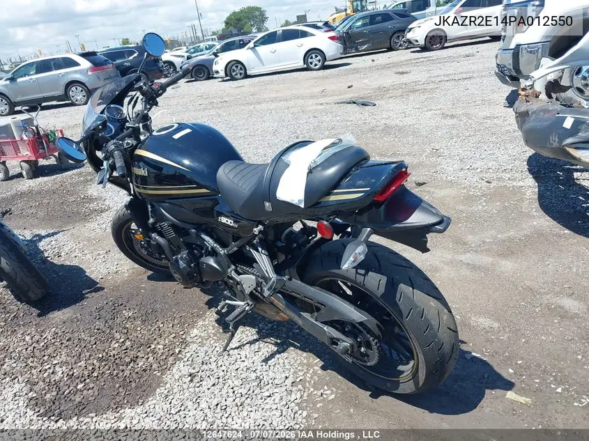 2023 Kawasaki Zr900 VIN: JKAZR2E14PA012550 Lot: 12647624