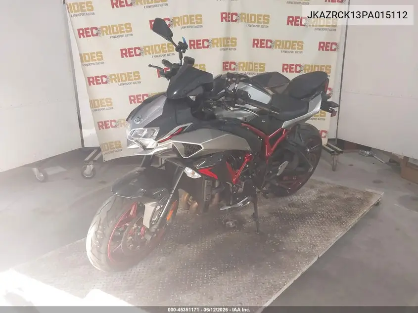 2023 Kawasaki Zr1000 K VIN: JKAZRCK13PA015112 Lot: 45351171