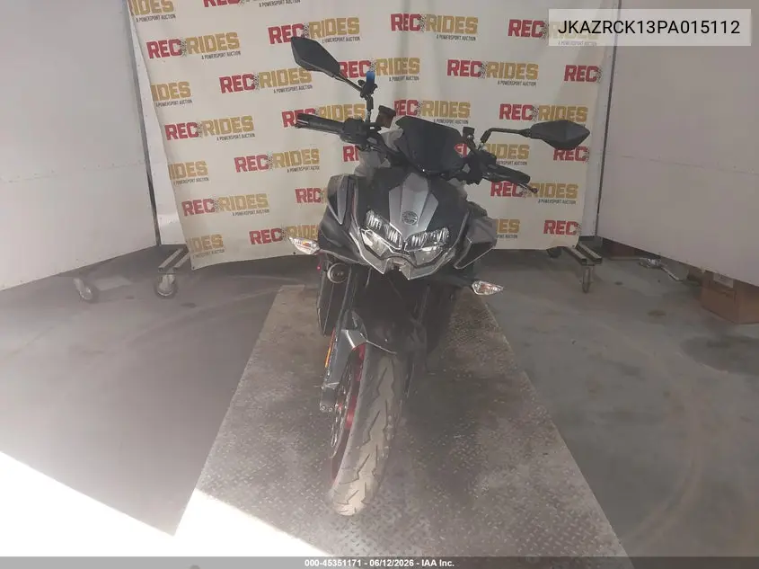 2023 Kawasaki Zr1000 K VIN: JKAZRCK13PA015112 Lot: 45351171
