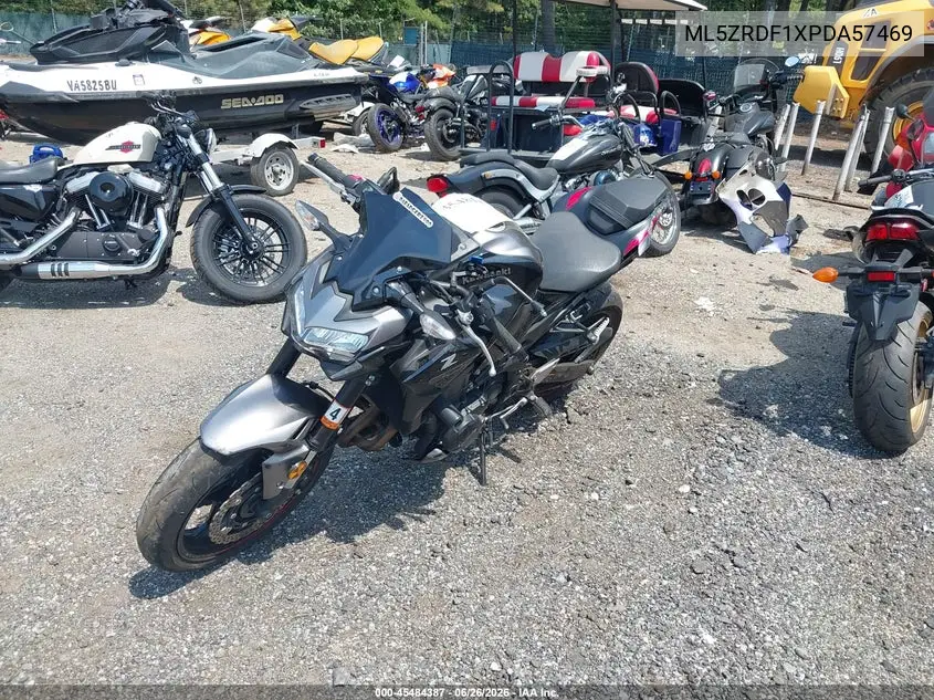 2023 Kawasaki Zr900 F VIN: ML5ZRDF1XPDA57469 Lot: 45484387