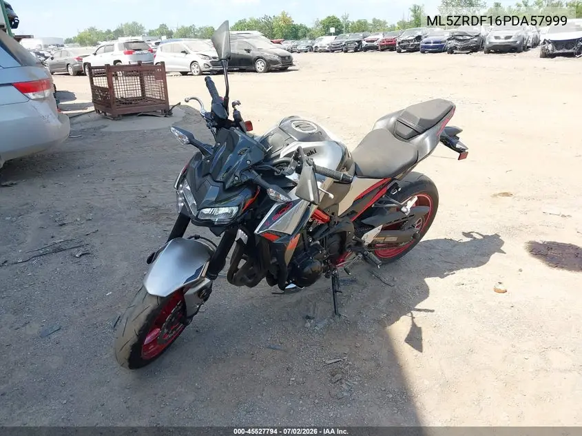 2023 Kawasaki Zr900 F VIN: ML5ZRDF16PDA57999 Lot: 45527794