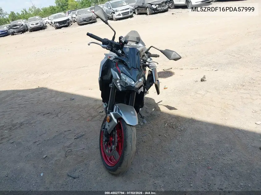 2023 Kawasaki Zr900 F VIN: ML5ZRDF16PDA57999 Lot: 45527794