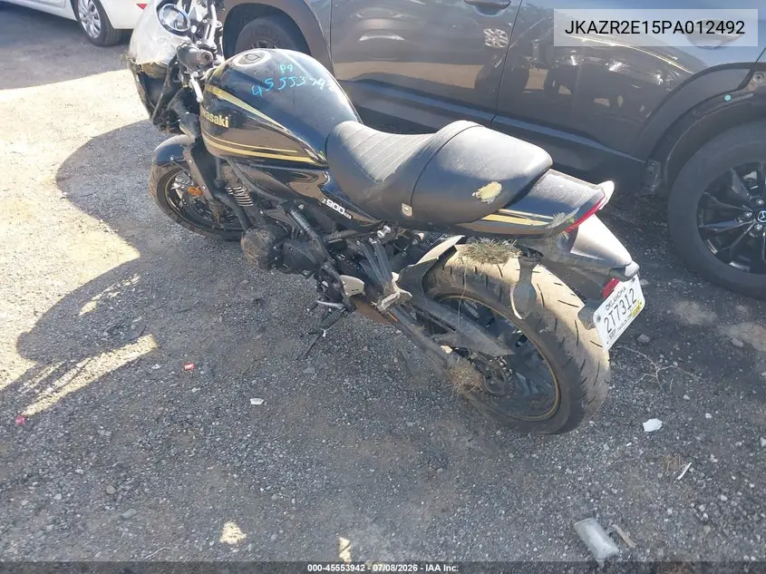2023 Kawasaki Zr900 VIN: JKAZR2E15PA012492 Lot: 45553942