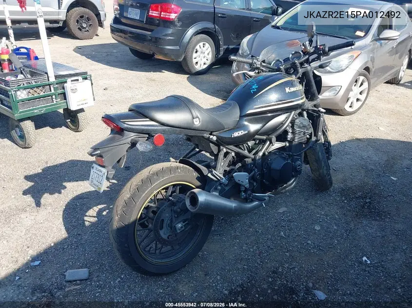 2023 Kawasaki Zr900 VIN: JKAZR2E15PA012492 Lot: 45553942