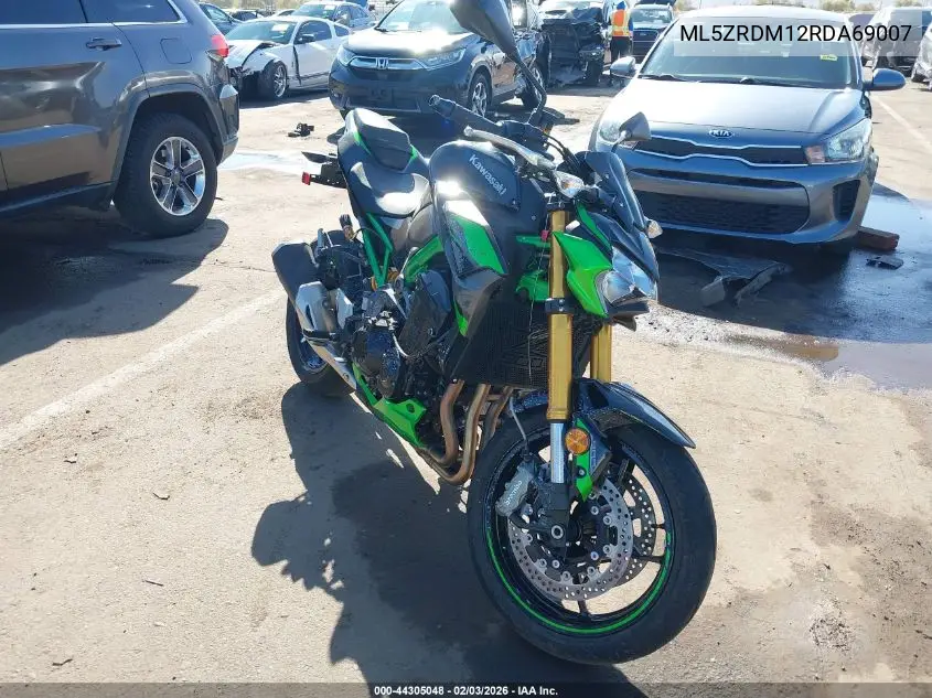 2024 Kawasaki Zr900 M VIN: ML5ZRDM12RDA69007 Lot: 44305048
