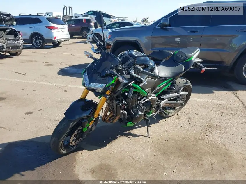 2024 Kawasaki Zr900 M VIN: ML5ZRDM12RDA69007 Lot: 44305048