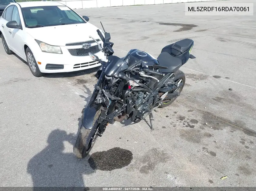 2024 Kawasaki Zr900 F VIN: ML5ZRDF16RDA70061 Lot: 44880187