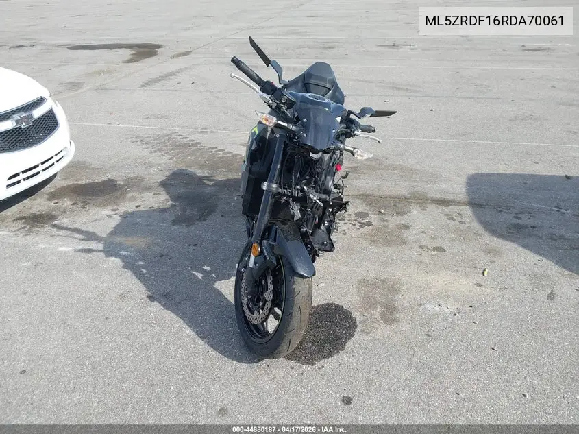 2024 Kawasaki Zr900 F VIN: ML5ZRDF16RDA70061 Lot: 44880187