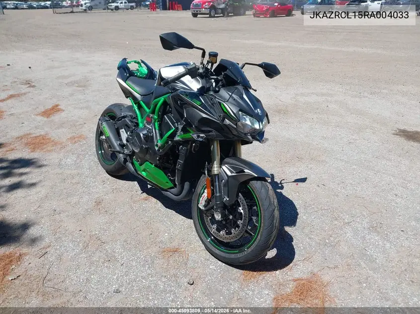 2024 Kawasaki Zr1000 L VIN: JKAZRCL15RA004033 Lot: 45093809