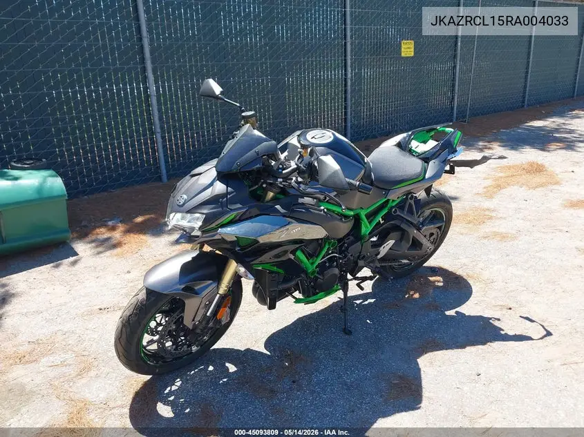 2024 Kawasaki Zr1000 L VIN: JKAZRCL15RA004033 Lot: 45093809