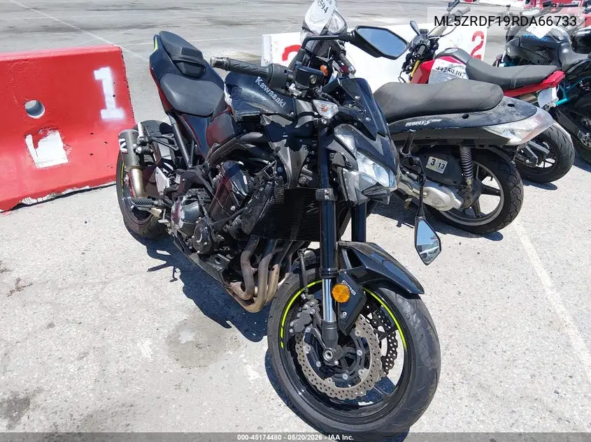 2024 Kawasaki Zr900 F VIN: ML5ZRDF19RDA66733 Lot: 45174480