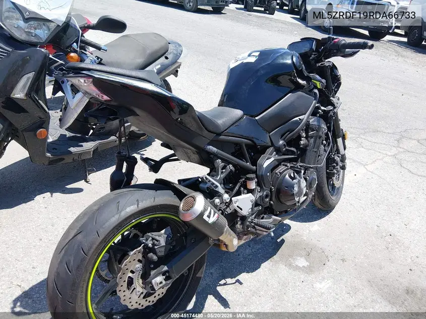 2024 Kawasaki Zr900 F VIN: ML5ZRDF19RDA66733 Lot: 45174480