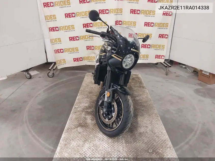 2024 Kawasaki Zr900 VIN: JKAZR2E11RA014338 Lot: 45400603