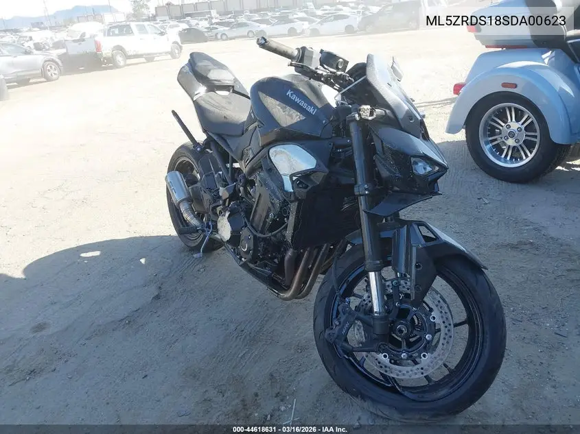2025 Kawasaki Zr900 S VIN: ML5ZRDS18SDA00623 Lot: 44618631