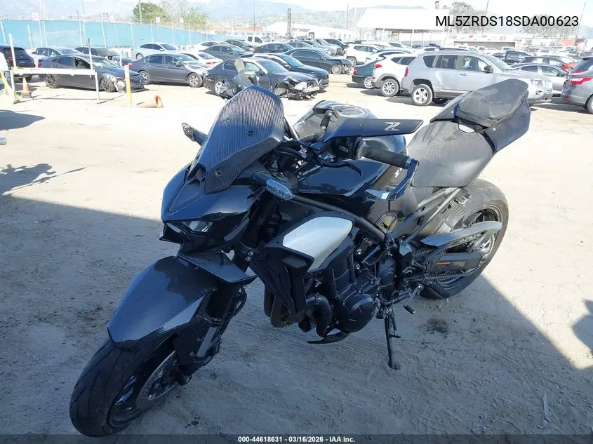 2025 Kawasaki Zr900 S VIN: ML5ZRDS18SDA00623 Lot: 44618631