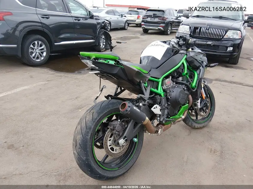 2025 Kawasaki Zr1000 L VIN: JKAZRCL16SA006282 Lot: 44844098
