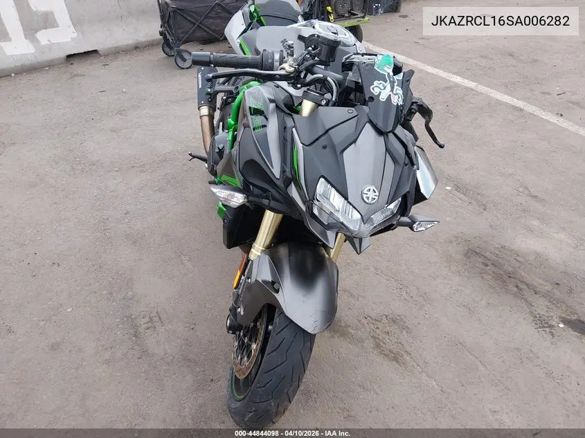 2025 Kawasaki Zr1000 L VIN: JKAZRCL16SA006282 Lot: 44844098