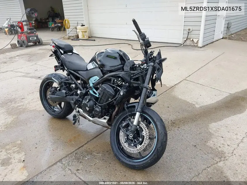 2025 Kawasaki Zr900 S VIN: ML5ZRDS1XSDA01675 Lot: 45021581