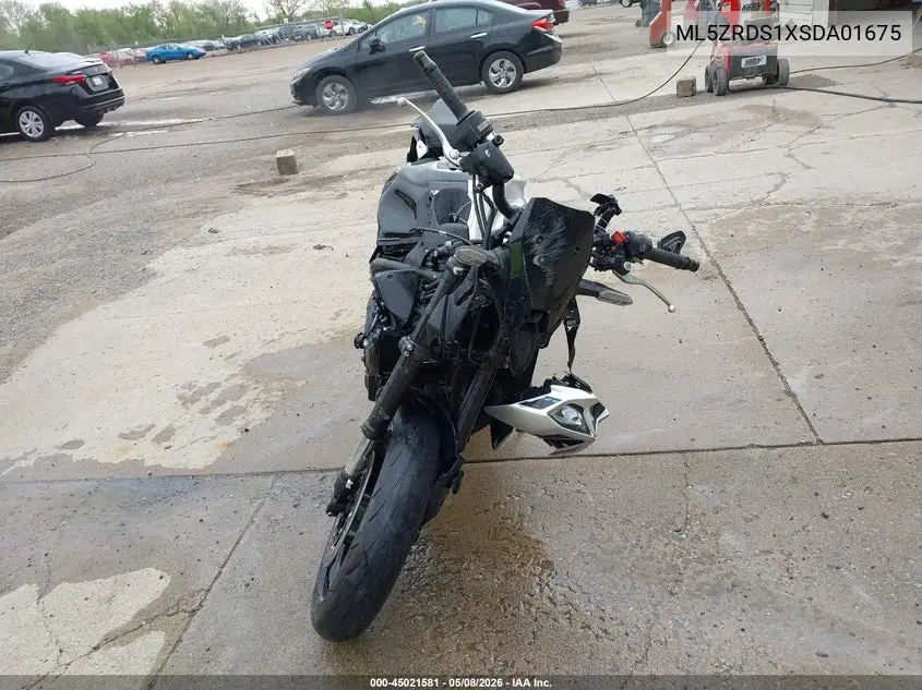 2025 Kawasaki Zr900 S VIN: ML5ZRDS1XSDA01675 Lot: 45021581