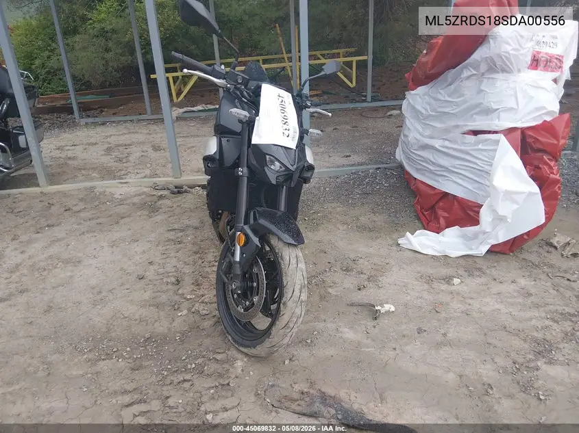 2025 Kawasaki Zr900 S VIN: ML5ZRDS18SDA00556 Lot: 45069832
