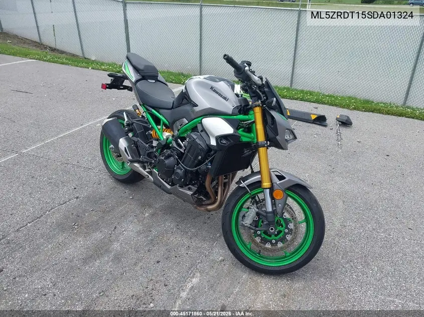 2025 Kawasaki Zr900 T VIN: ML5ZRDT15SDA01324 Lot: 45171860