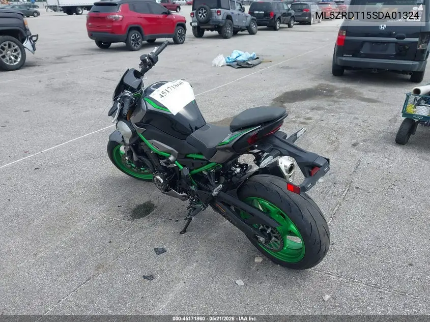 2025 Kawasaki Zr900 T VIN: ML5ZRDT15SDA01324 Lot: 45171860