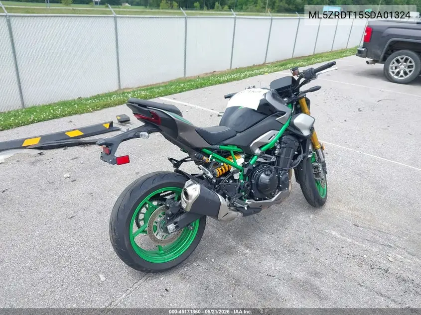 2025 Kawasaki Zr900 T VIN: ML5ZRDT15SDA01324 Lot: 45171860