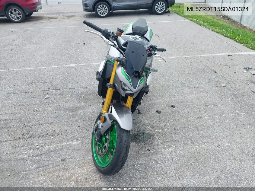 2025 Kawasaki Zr900 T VIN: ML5ZRDT15SDA01324 Lot: 45171860