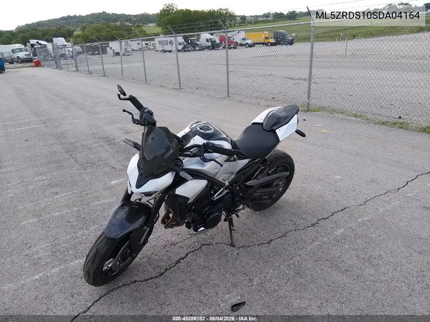 2025 Kawasaki Zr900 S VIN: ML5ZRDS10SDA04164 Lot: 45286102