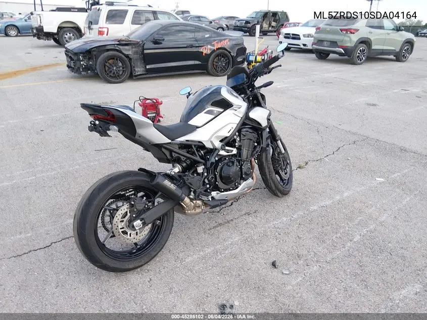 2025 Kawasaki Zr900 S VIN: ML5ZRDS10SDA04164 Lot: 45286102