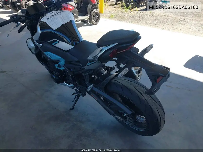 2025 Kawasaki Zr900 S VIN: ML5ZRDS16SDA06100 Lot: 45427598