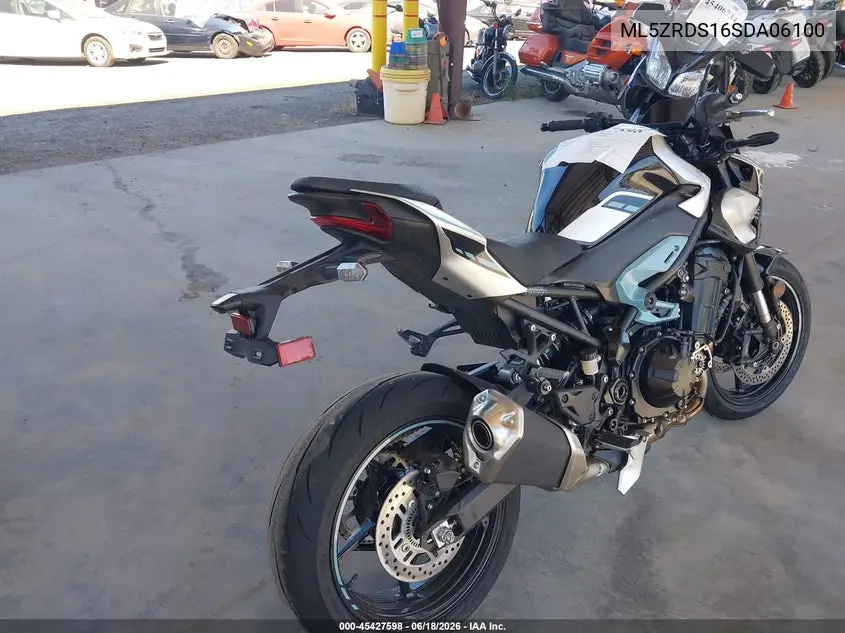 2025 Kawasaki Zr900 S VIN: ML5ZRDS16SDA06100 Lot: 45427598