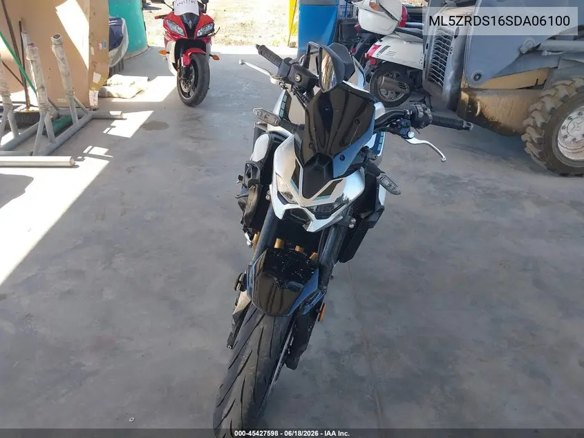 2025 Kawasaki Zr900 S VIN: ML5ZRDS16SDA06100 Lot: 45427598