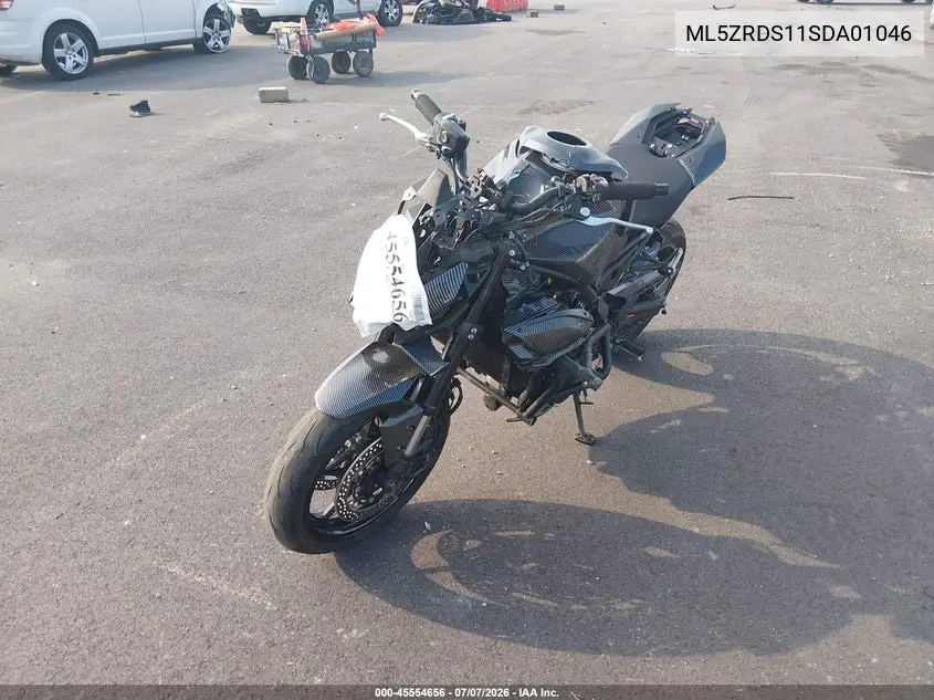 2025 Kawasaki Zr900 S VIN: ML5ZRDS11SDA01046 Lot: 45554656