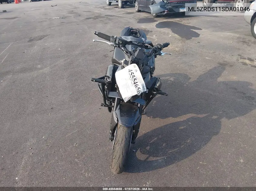 2025 Kawasaki Zr900 S VIN: ML5ZRDS11SDA01046 Lot: 45554656