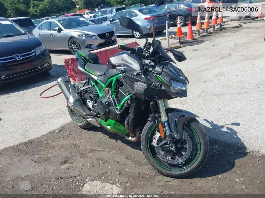 2025 Kawasaki Zr1000 L VIN: JKAZRCL14SA006006 Lot: 45554822