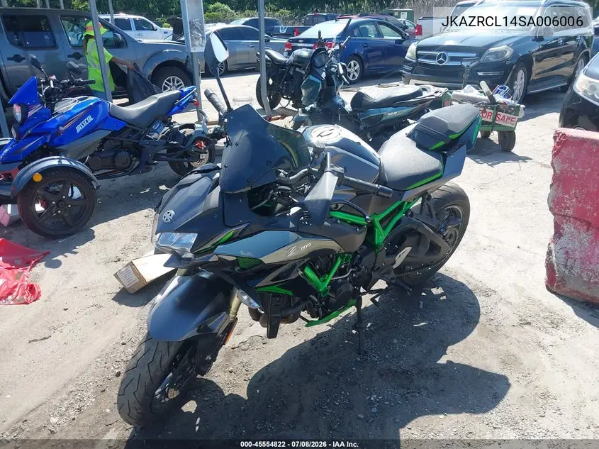 2025 Kawasaki Zr1000 L VIN: JKAZRCL14SA006006 Lot: 45554822