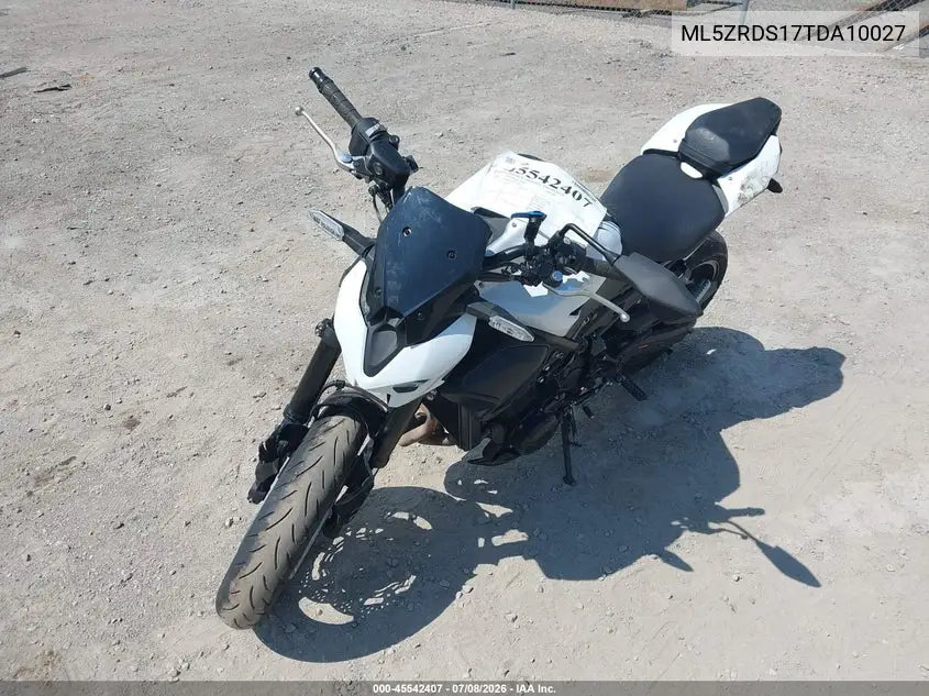 2026 Kawasaki Zr900 S VIN: ML5ZRDS17TDA10027 Lot: 45542407