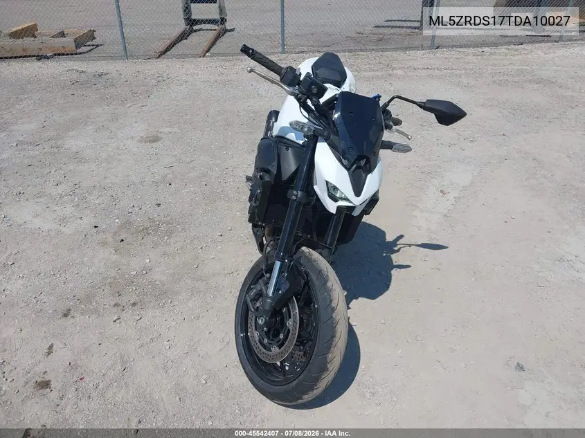 2026 Kawasaki Zr900 S VIN: ML5ZRDS17TDA10027 Lot: 45542407