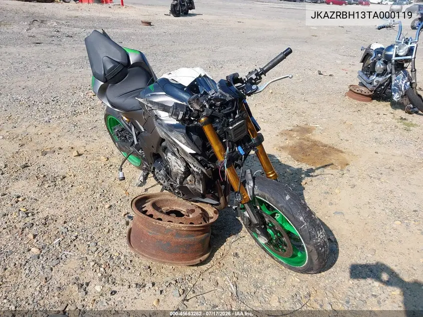 2026 Kawasaki Zr1100 VIN: JKAZRBH13TA000119 Lot: 45663262