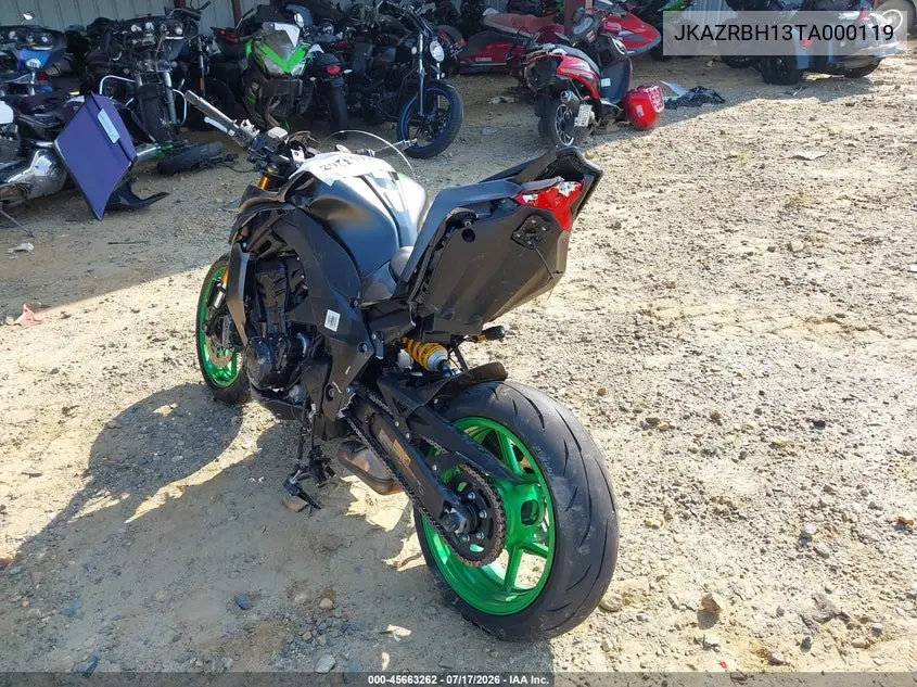 2026 Kawasaki Zr1100 VIN: JKAZRBH13TA000119 Lot: 45663262