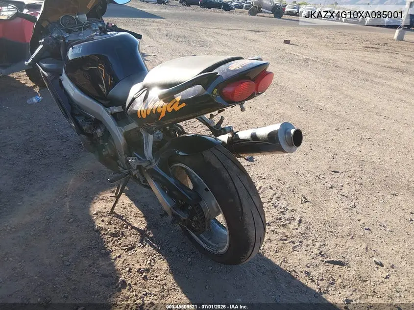 1999 Kawasaki Zx600 G VIN: JKAZX4G10XA035001 Lot: 45509521
