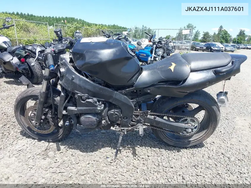 2001 Kawasaki Zx600 J1 VIN: JKAZX4J111A037601 Lot: 45136444