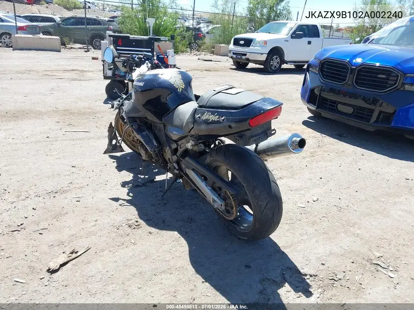 2002 Kawasaki Zx1200 B VIN: JKAZX9B102A002240 Lot: 45495513