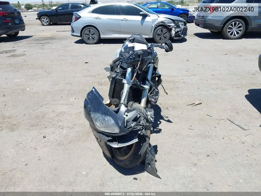 2002 Kawasaki Zx1200 B VIN: JKAZX9B102A002240 Lot: 45495513