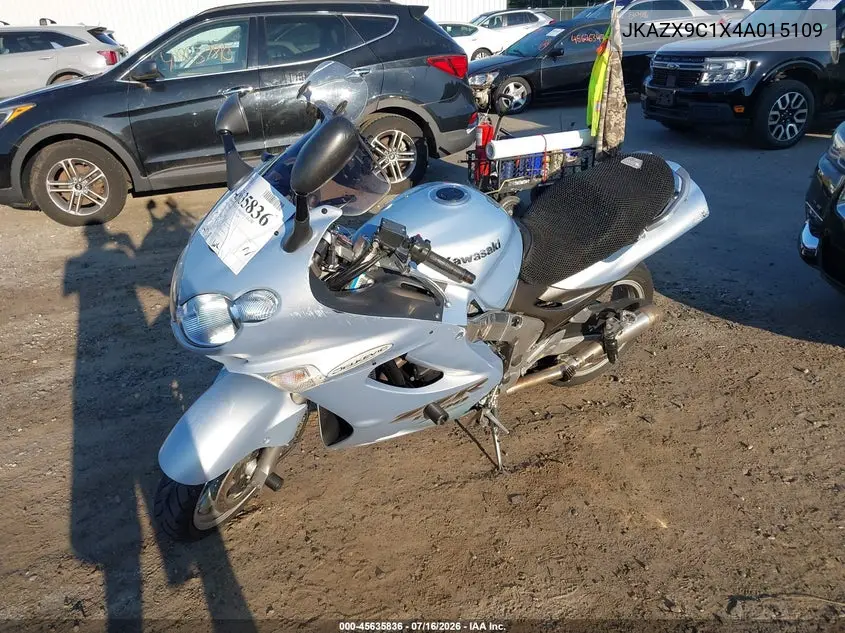 2004 Kawasaki Zx1200 C VIN: JKAZX9C1X4A015109 Lot: 45635836