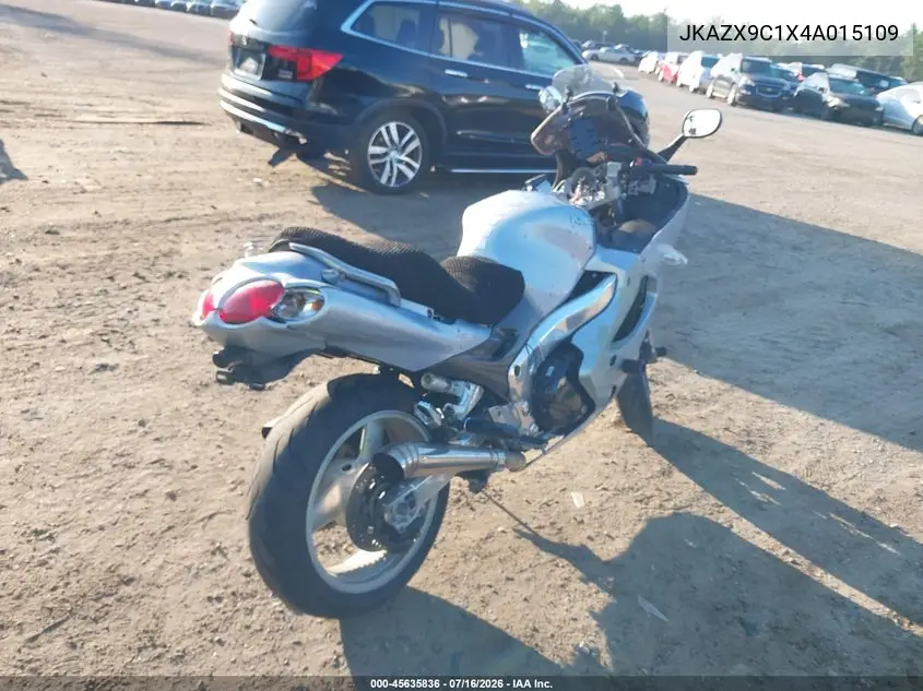 2004 Kawasaki Zx1200 C VIN: JKAZX9C1X4A015109 Lot: 45635836