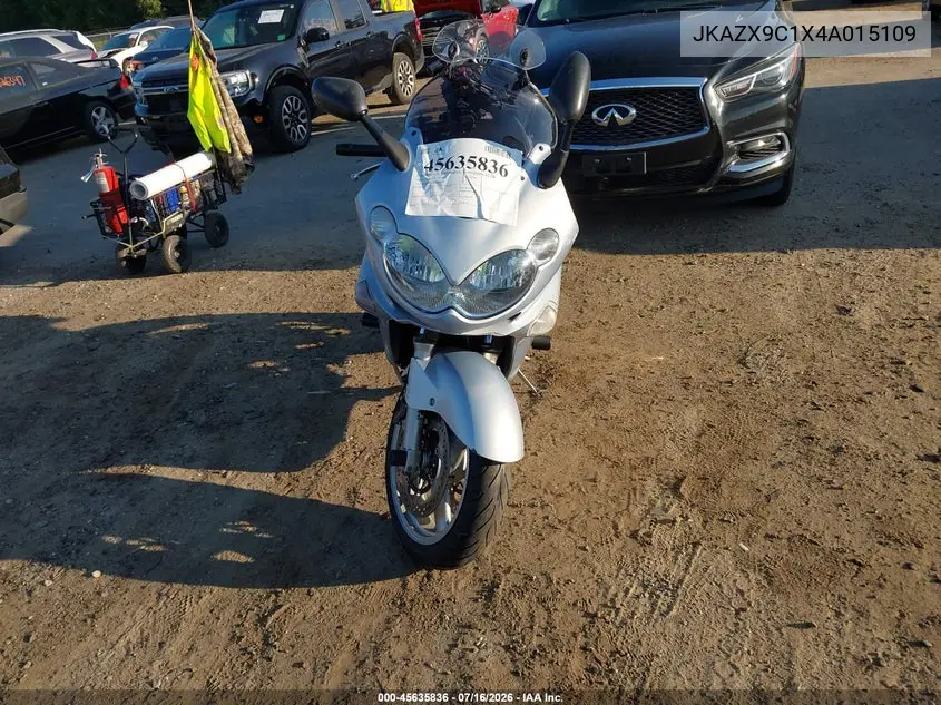 2004 Kawasaki Zx1200 C VIN: JKAZX9C1X4A015109 Lot: 45635836